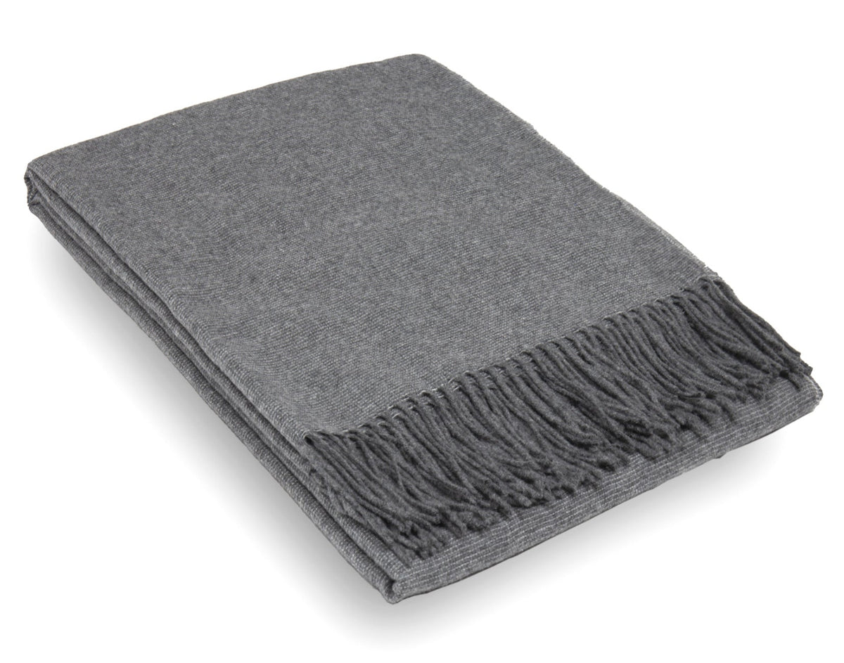 Throw - Fine Wool Blend - Slate