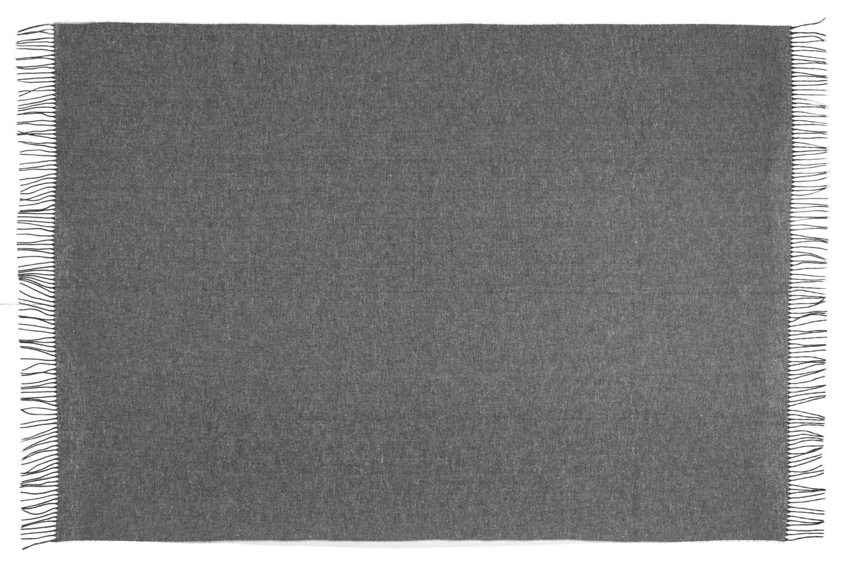 Throw - Fine Wool Blend - Slate