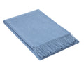 Fine Wool Blend Throw – Blue