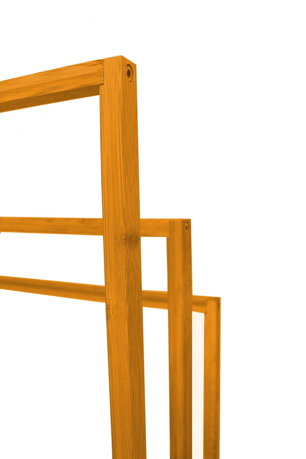 Bamboo Towel Bar Holder Rack 3-Tier Free Standing for Bathroom. Towel Racks. Towel Rail