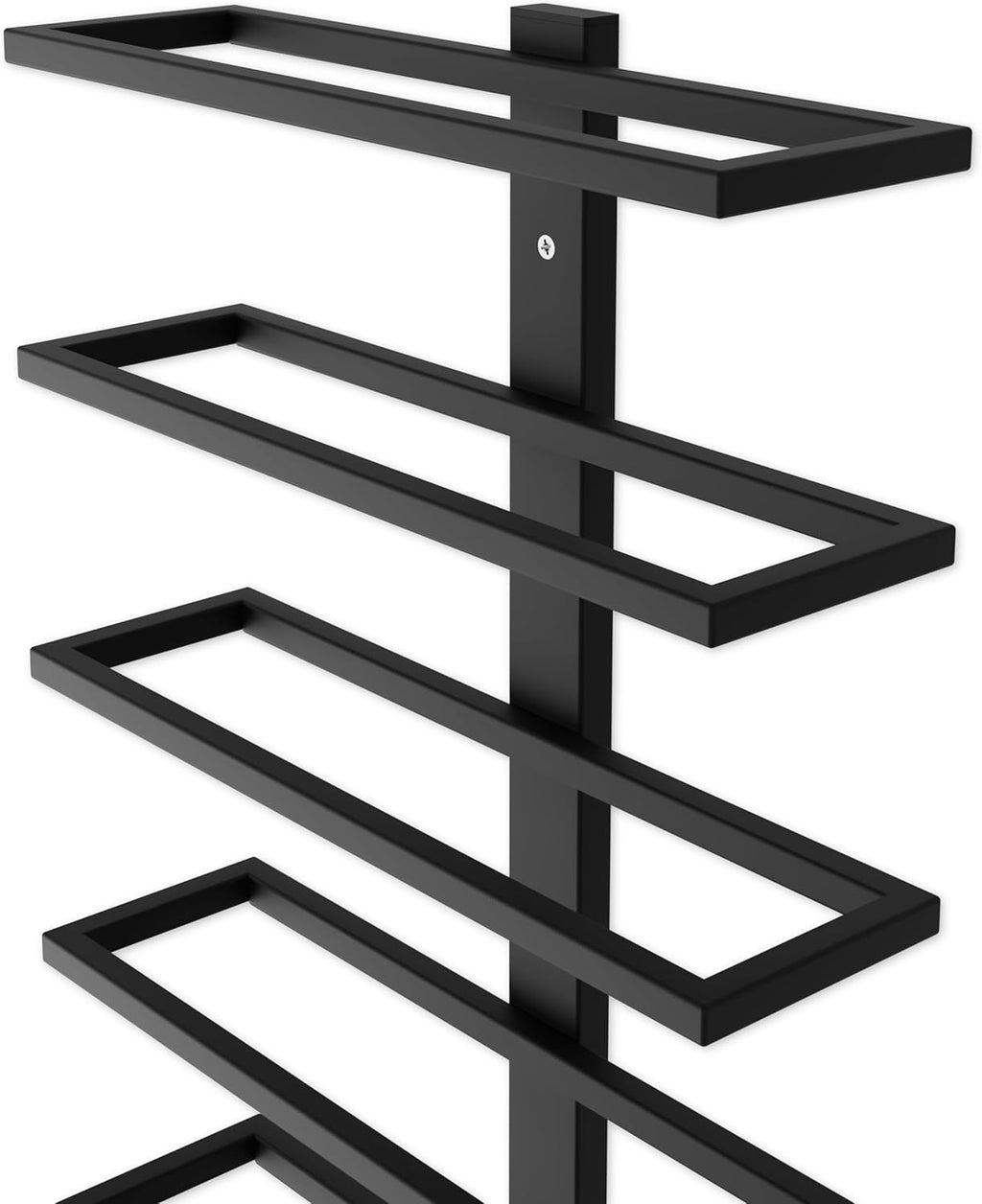Set 2 Pcs Metal Wall Mount Wine Rack for Wine Bottles, Liquor, Champagne (Holds 10