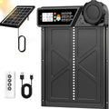 Solar Automatic Chicken Coop Door with Timer, Light Sensor, Remote Control, Anti-Pinch,