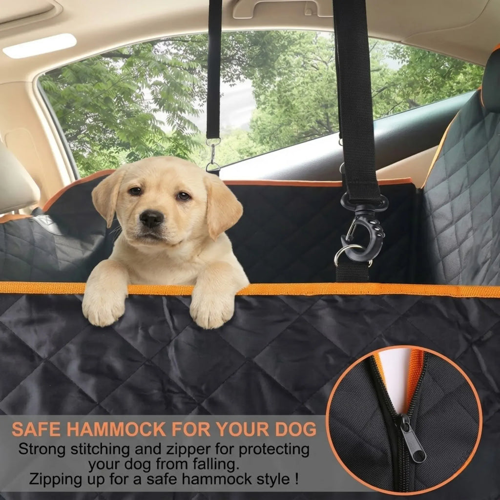 Waterproof Dog Car Seat Cover Hammock – Black