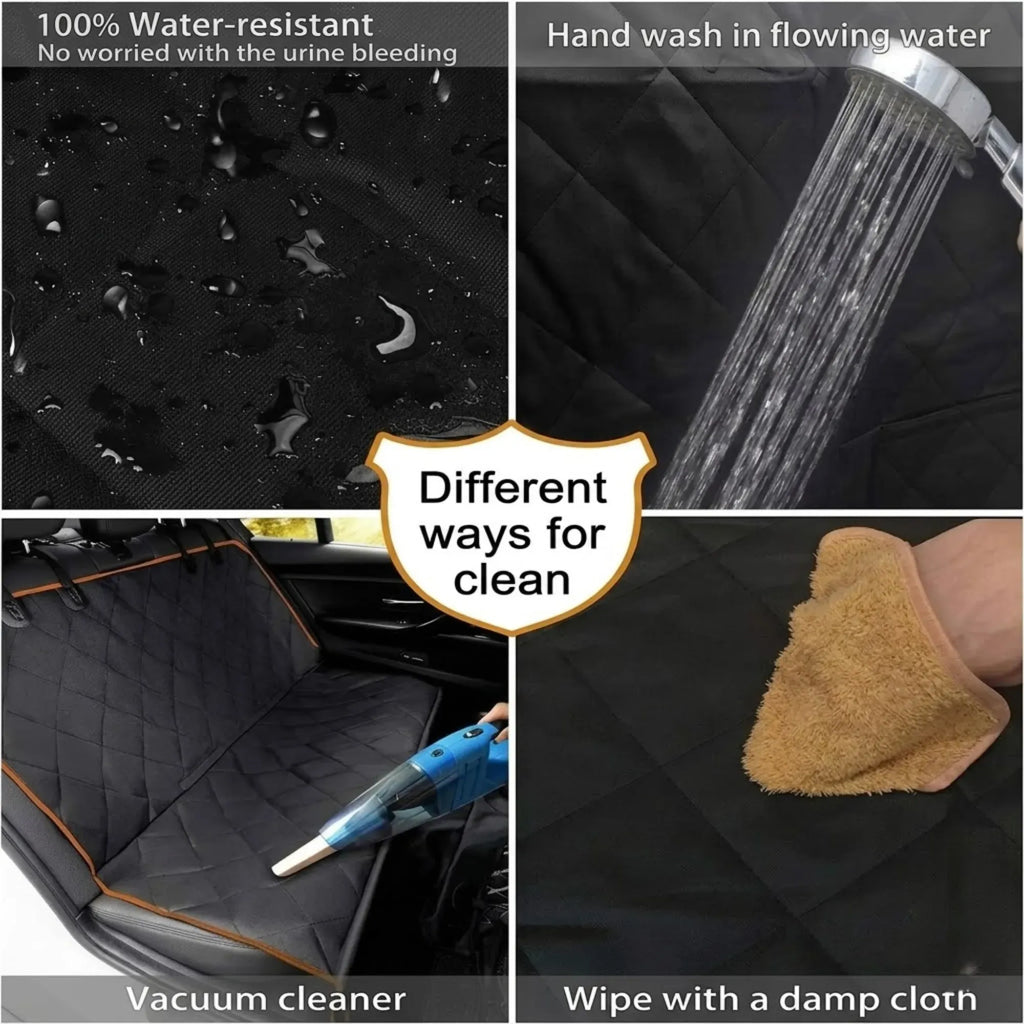 Waterproof Dog Car Seat Cover Hammock – Black