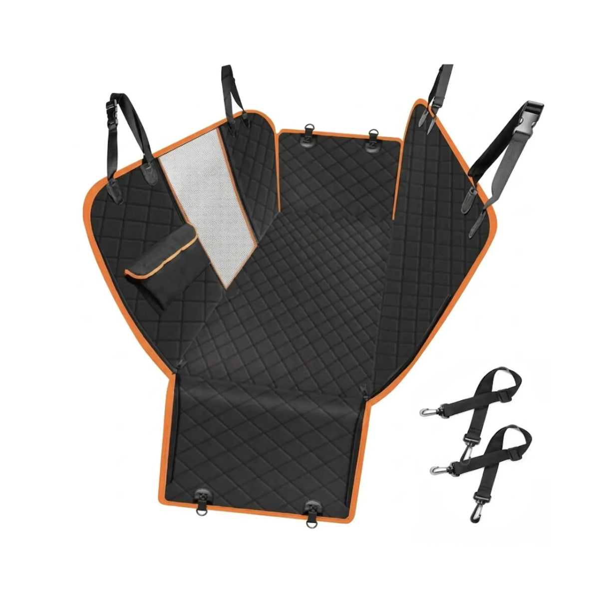 Waterproof Dog Car Seat Cover Hammock – Black
