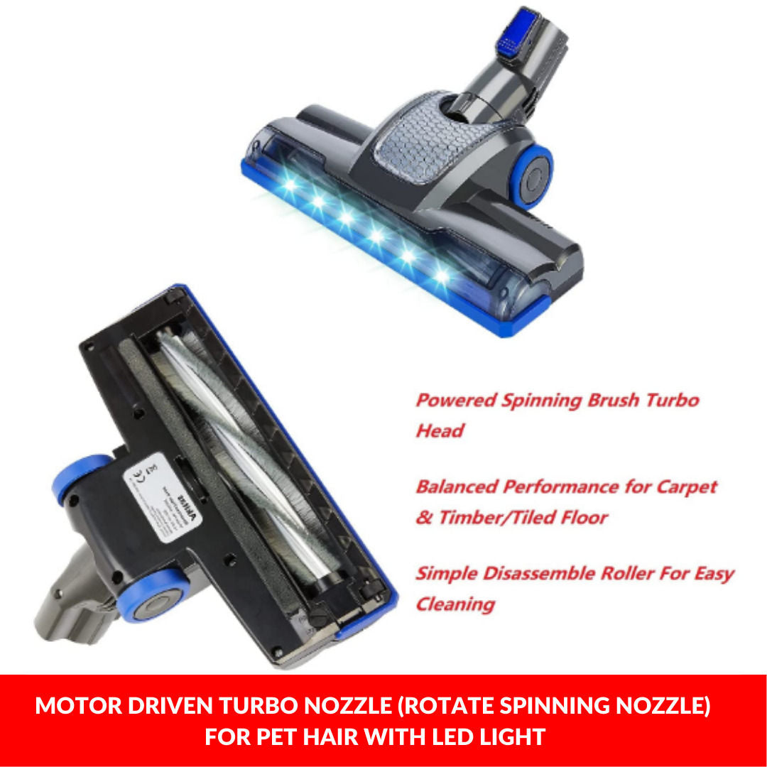 V8 22.2v Cordless Stick Vacuum Cleaner Blue + Toolkit