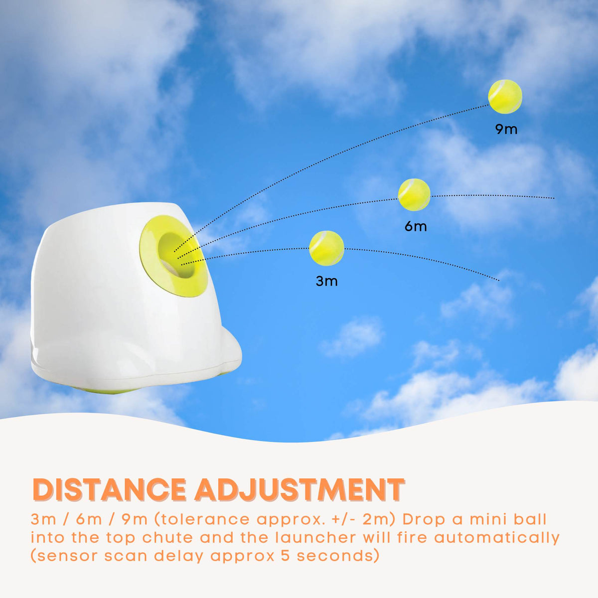 Mini Dog Ball Launcher - Automatic Interactive Indoor Small Pet Toy