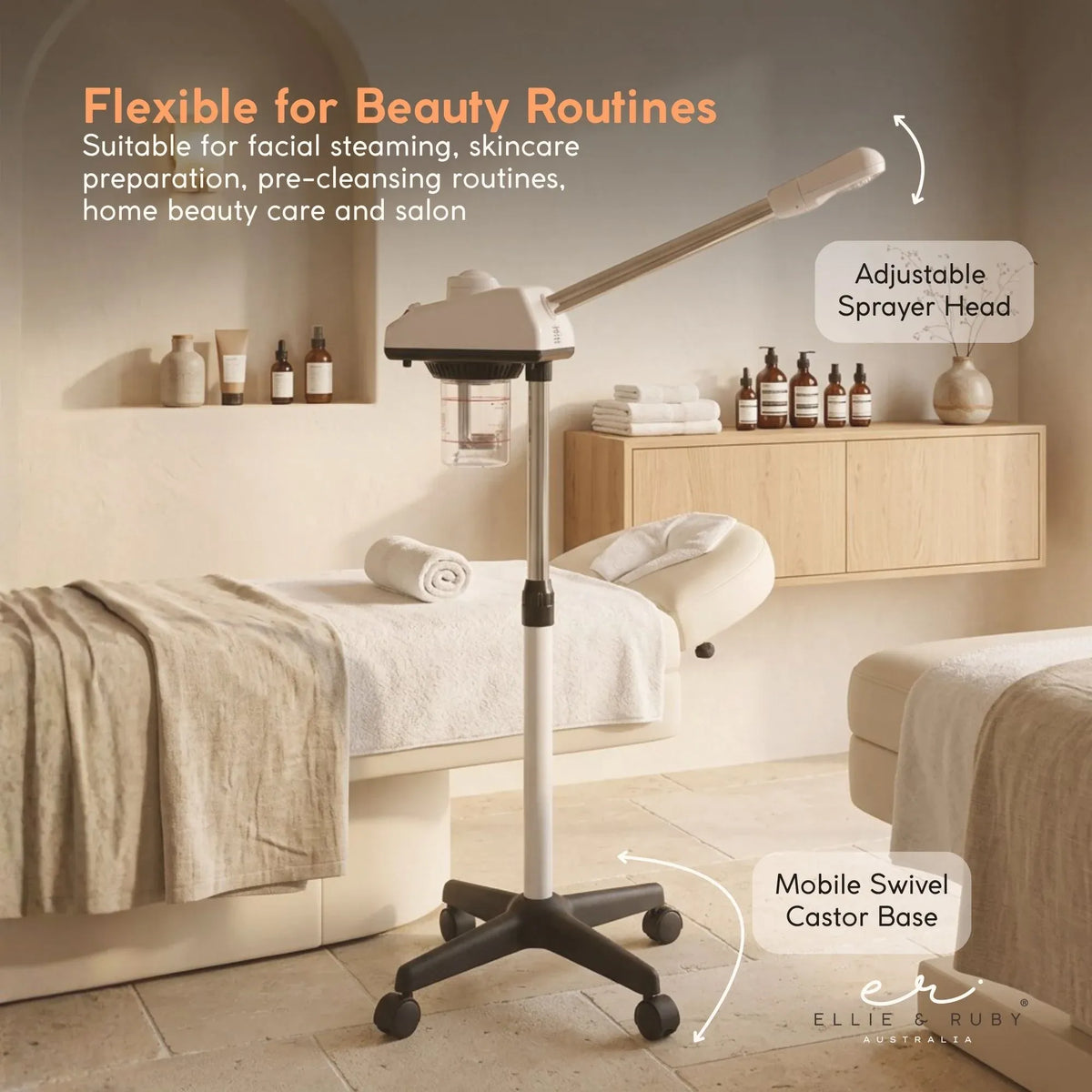 Professional Facial Steamer - Ozone Mode Timer Auto Shut Off