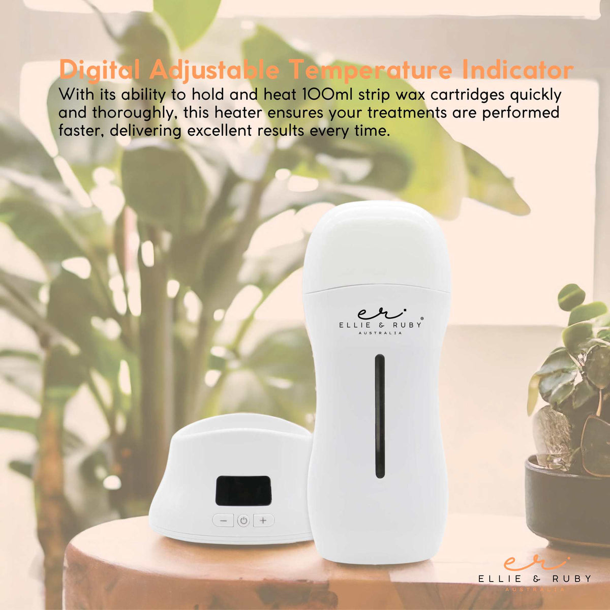 100ml Digital Wax Warmer + 100ml Aloe Vera Cartridge Pack