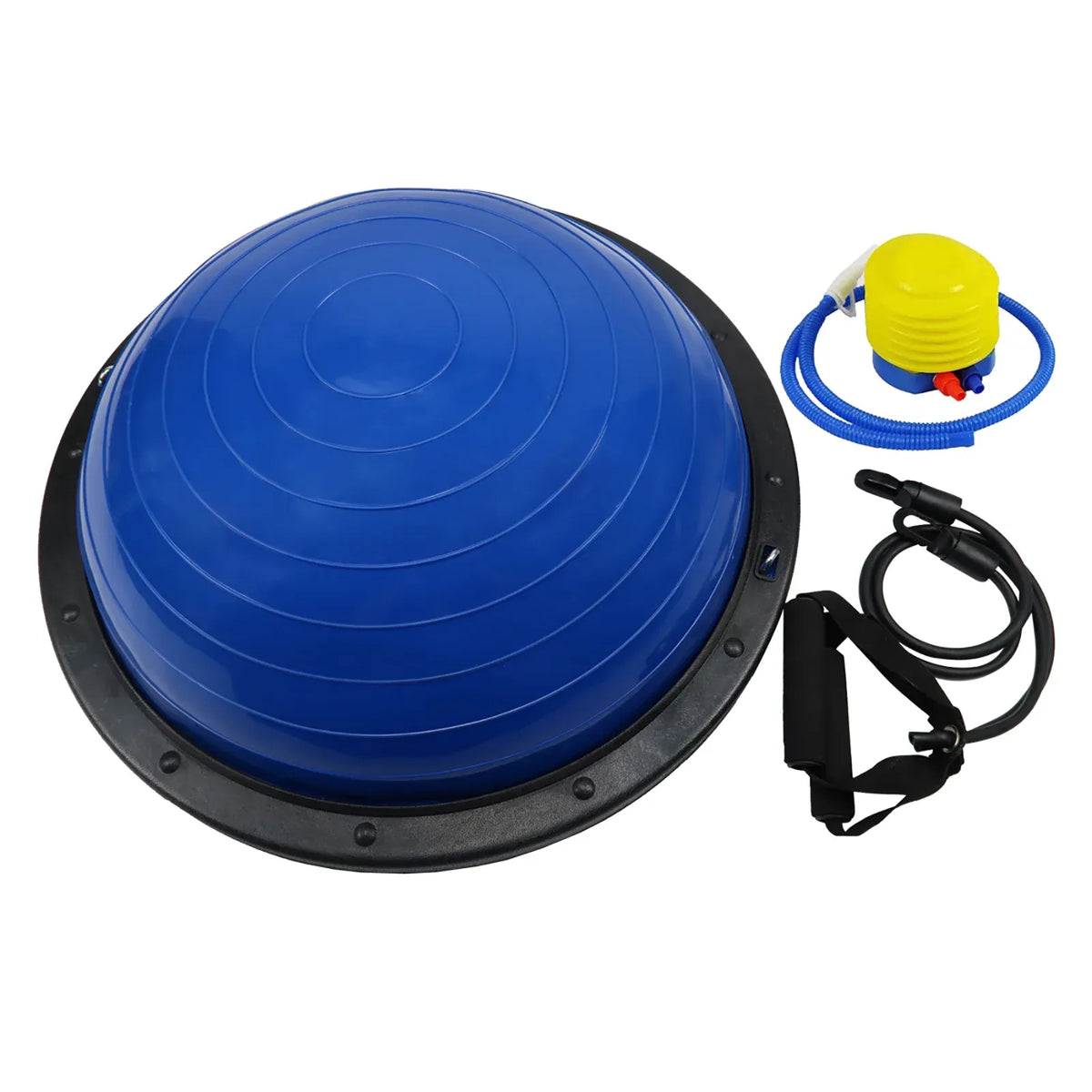 58cm Half Yoga Ball Balance Trainer Anti-Slip Stability Dome for Home Gym Core Fitness
