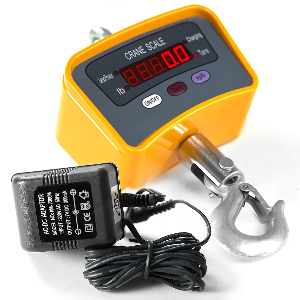 500kg Industrial Digital Crane Scale Heavy Duty Hanging Weight Scale with 5 Digit LED
