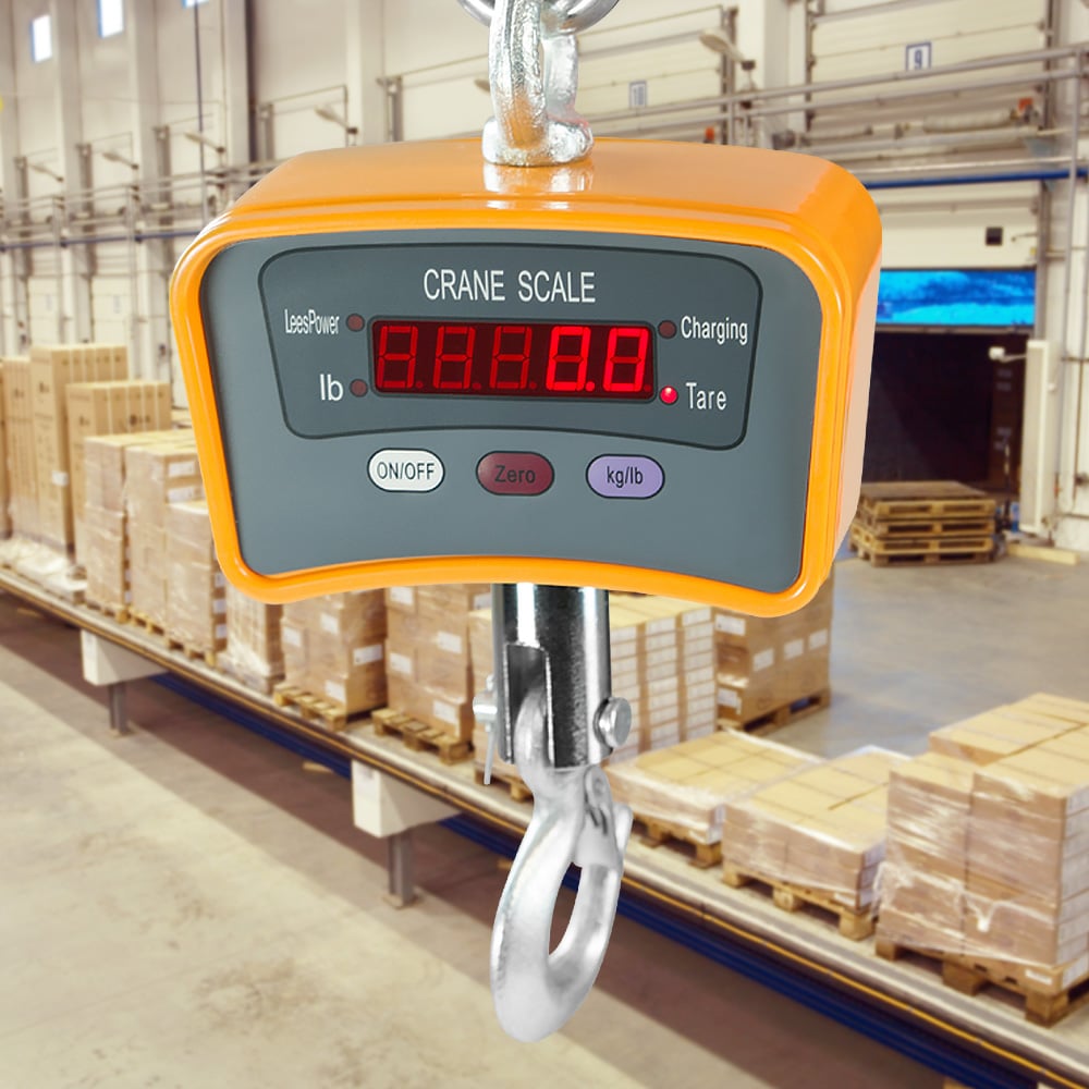 500kg Industrial Digital Crane Scale Heavy Duty Hanging Weight Scale with 5 Digit LED