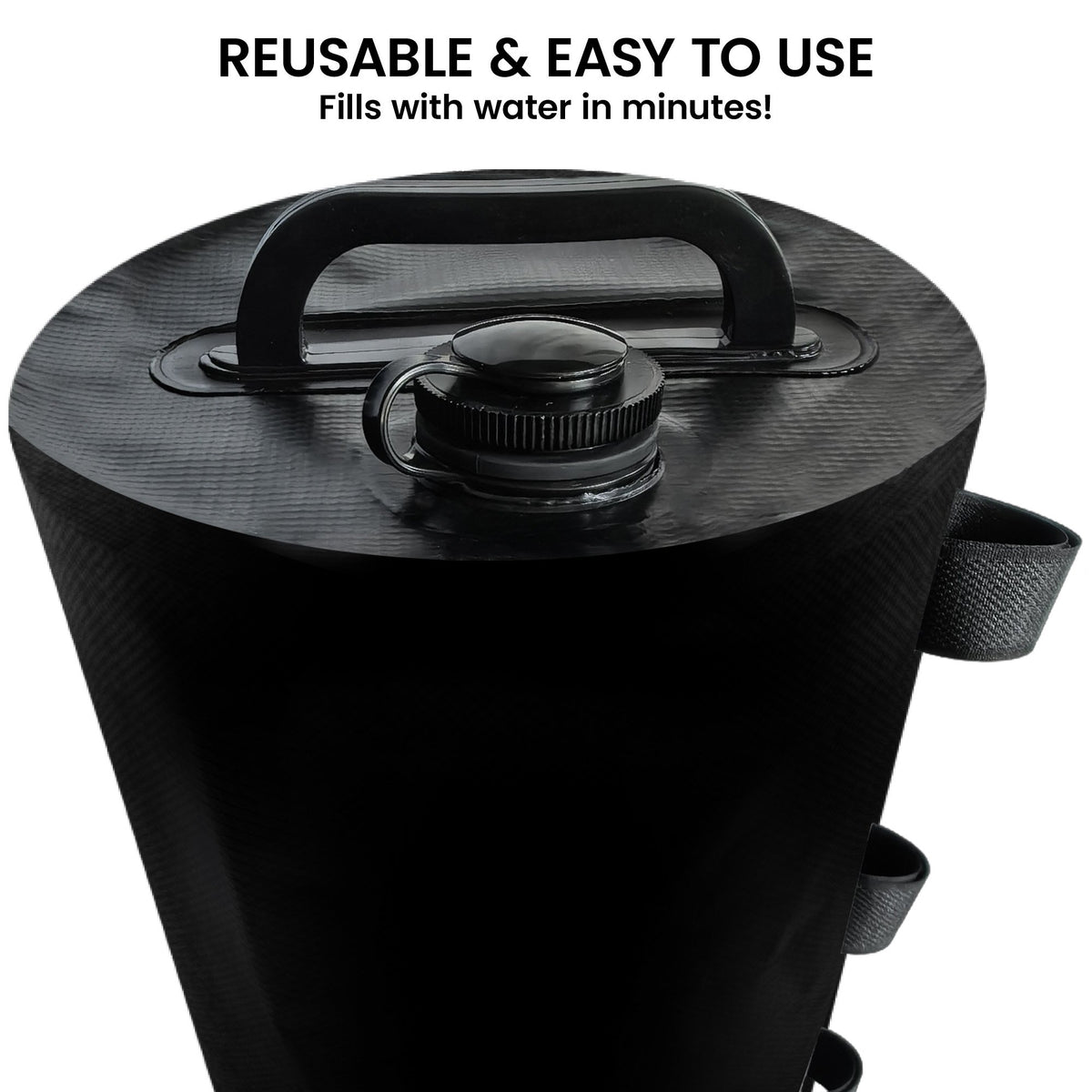 10L Weight Bags 4 Pcs Gazebo Pods Canopy Eco-friendly Anchor In Black