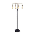 4-Light Industrial Floor Lamp 160cm Modern Vintage Metal Standing Light LED Living Room