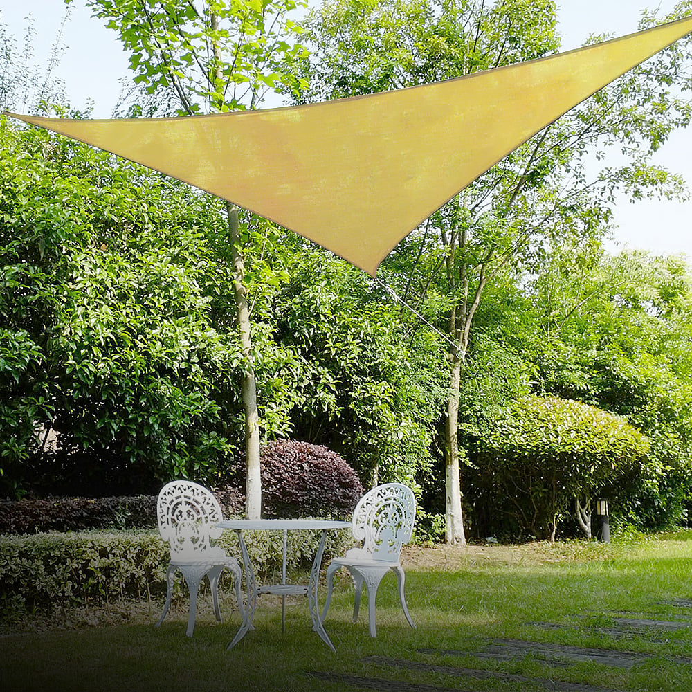 Triangle Shade Sail 5m x 5m x 5m - Sand
