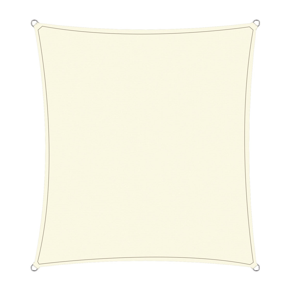 Waterproof Outdoor Shade Sail Sun Cloth Square 2.5x2.5M
