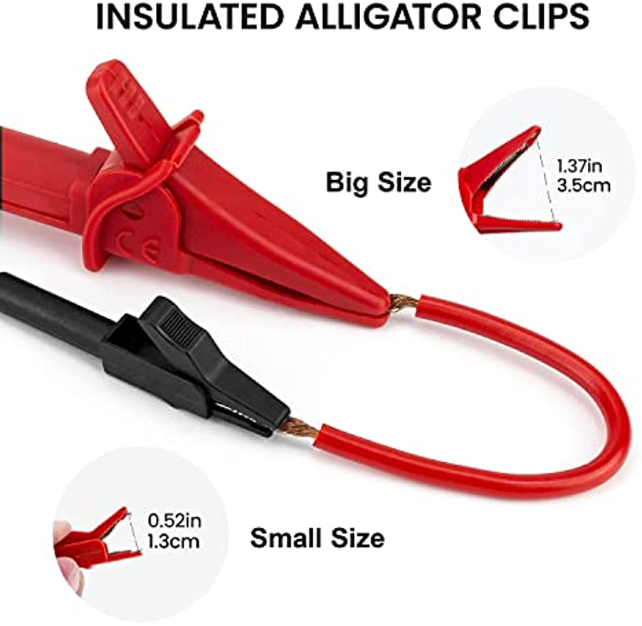 23PCS Multimeter Test Leads Kit with Replaceable Precision Probes Set and Alligator