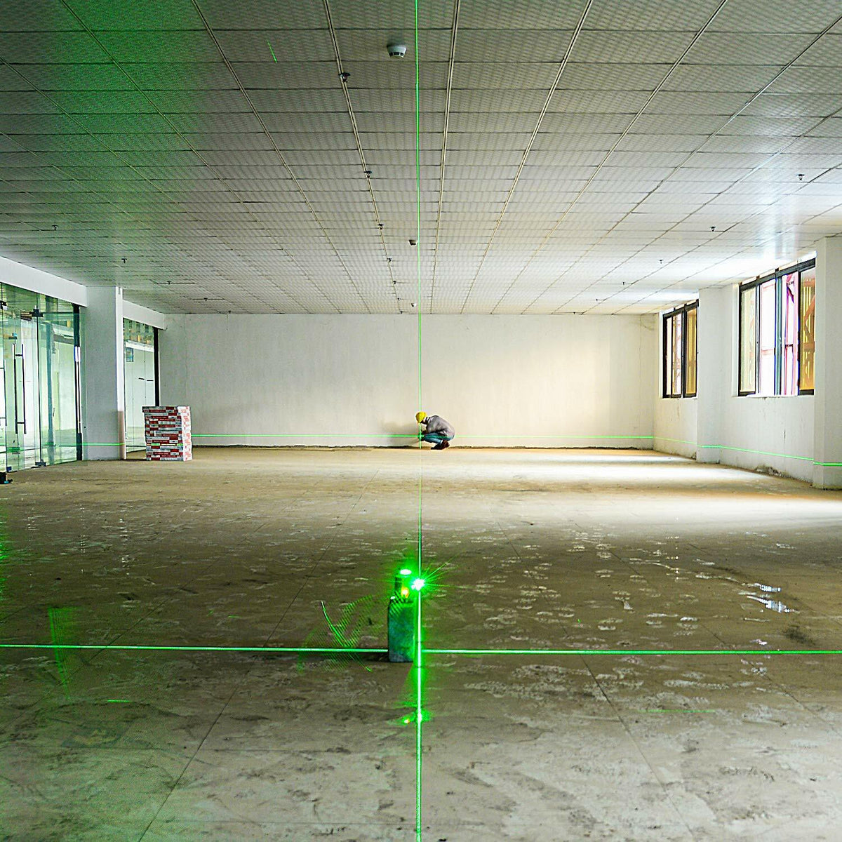 KT360A Green Laser Level 3 X 360° Rotary Self Leveling with 1 Rechargeable Battery