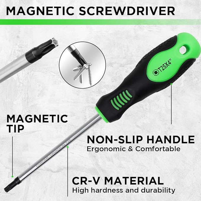 86-Piece Magnetic Screwdriver Set Nut Drivers Replaceable Screwdriver Bits