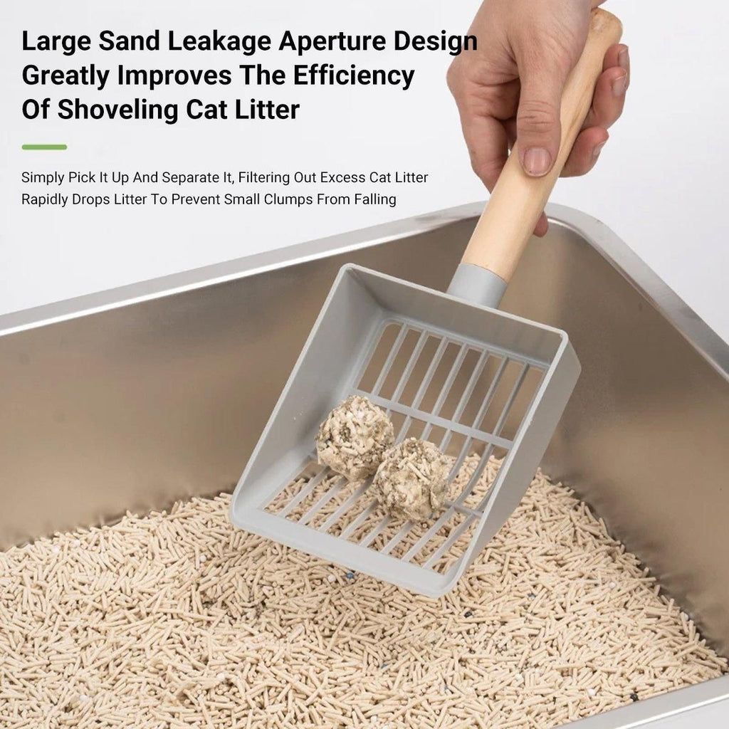 5-Piece Cat Litter Box Set – Grey