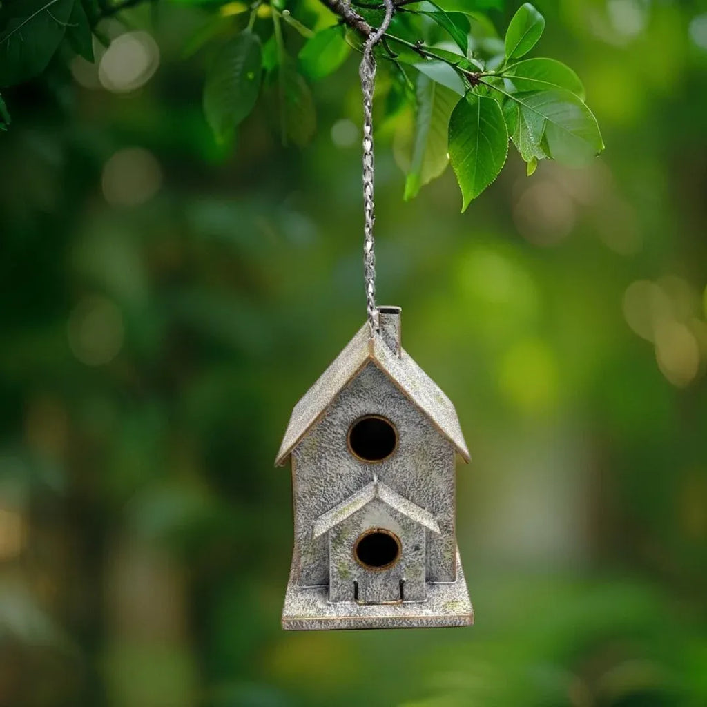 Hanging Two Storey Birdhouse 52cm