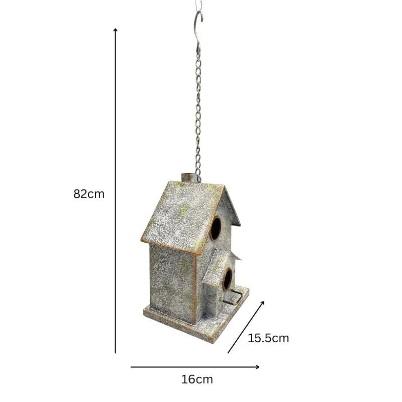 Hanging Two Storey Birdhouse 52cm