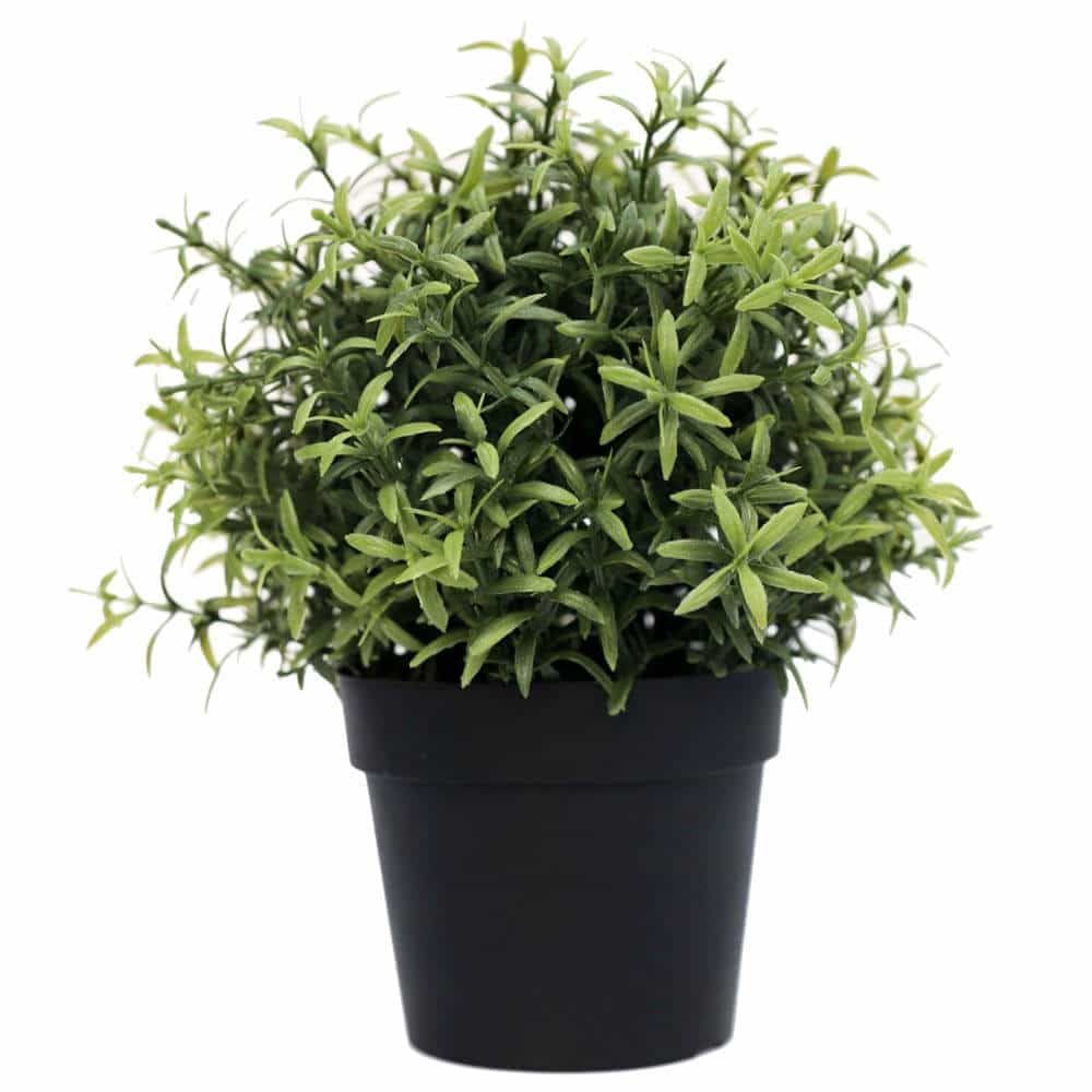 Small Potted Artificial Rosemary Herb Plant UV Resistant 20cm
