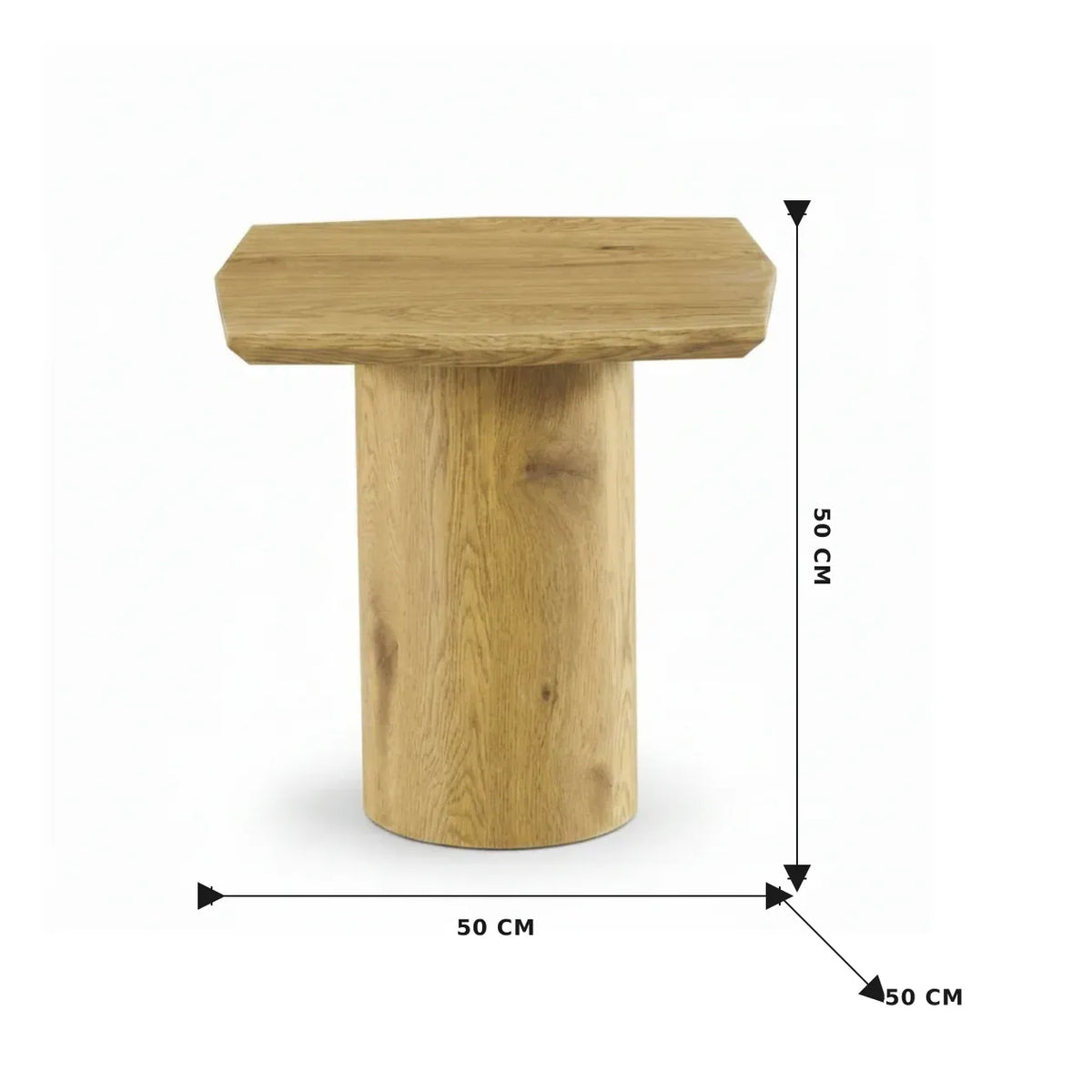 Olive Side Table 50cm