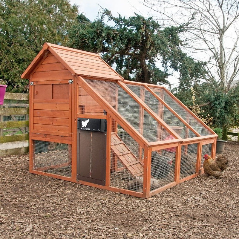 PCS Automatic Chicken House Coop Door Light-Sensitive Night And Morning Delay Auto Guard