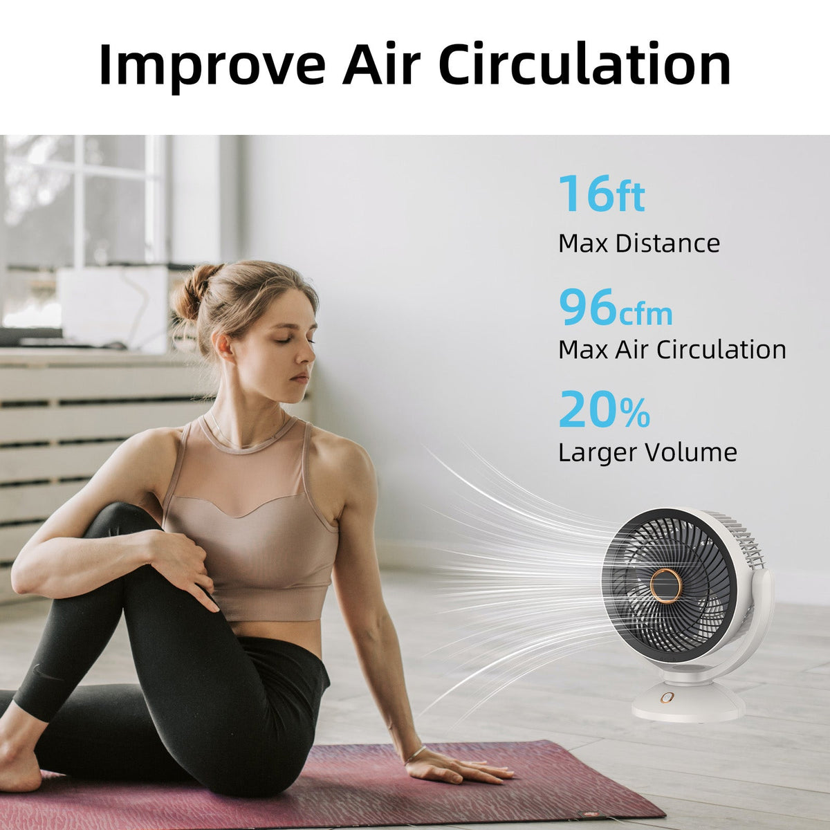 2000mAh RECHARGEABLE FAN