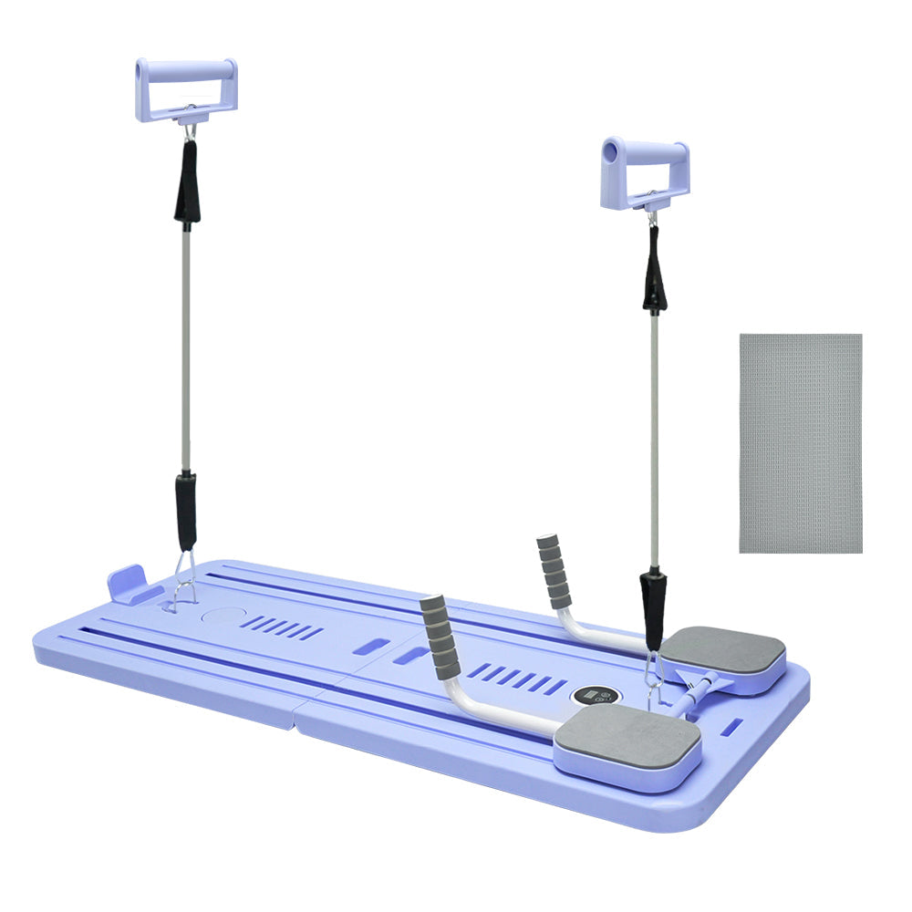 Foldable Pilates Board Reformer 4 in 1 Multifunctional Core Exercise Set Ab Trainer with