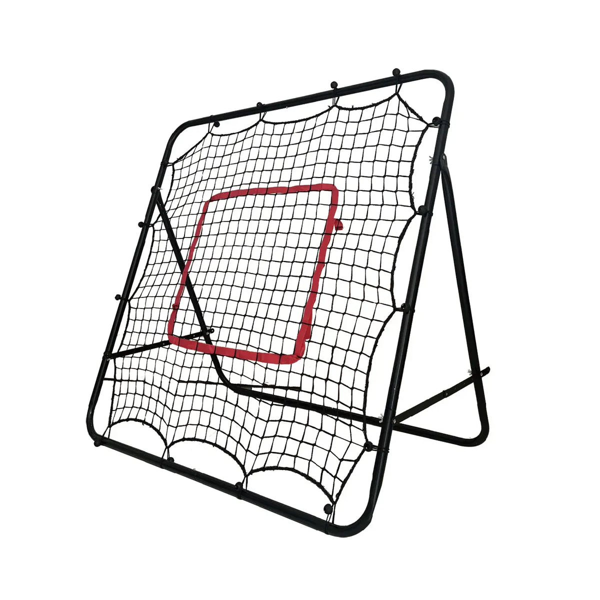 1m Football Rebounder Net Soccer Training Kickback Target Bounce Wall Detachable Metal