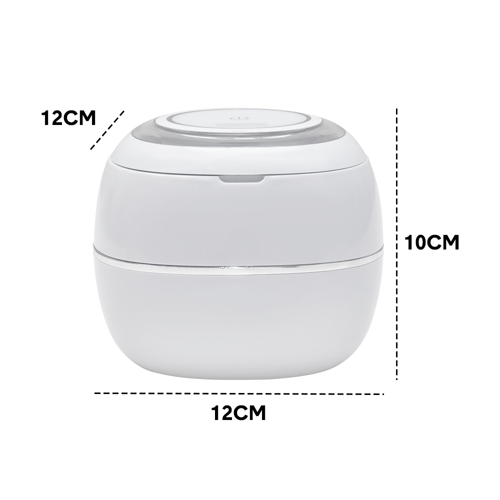 Ultrasonic UV Cleaner Portable 42khz Dual Mode Cleaner 180-220ml with Chamber and Timer