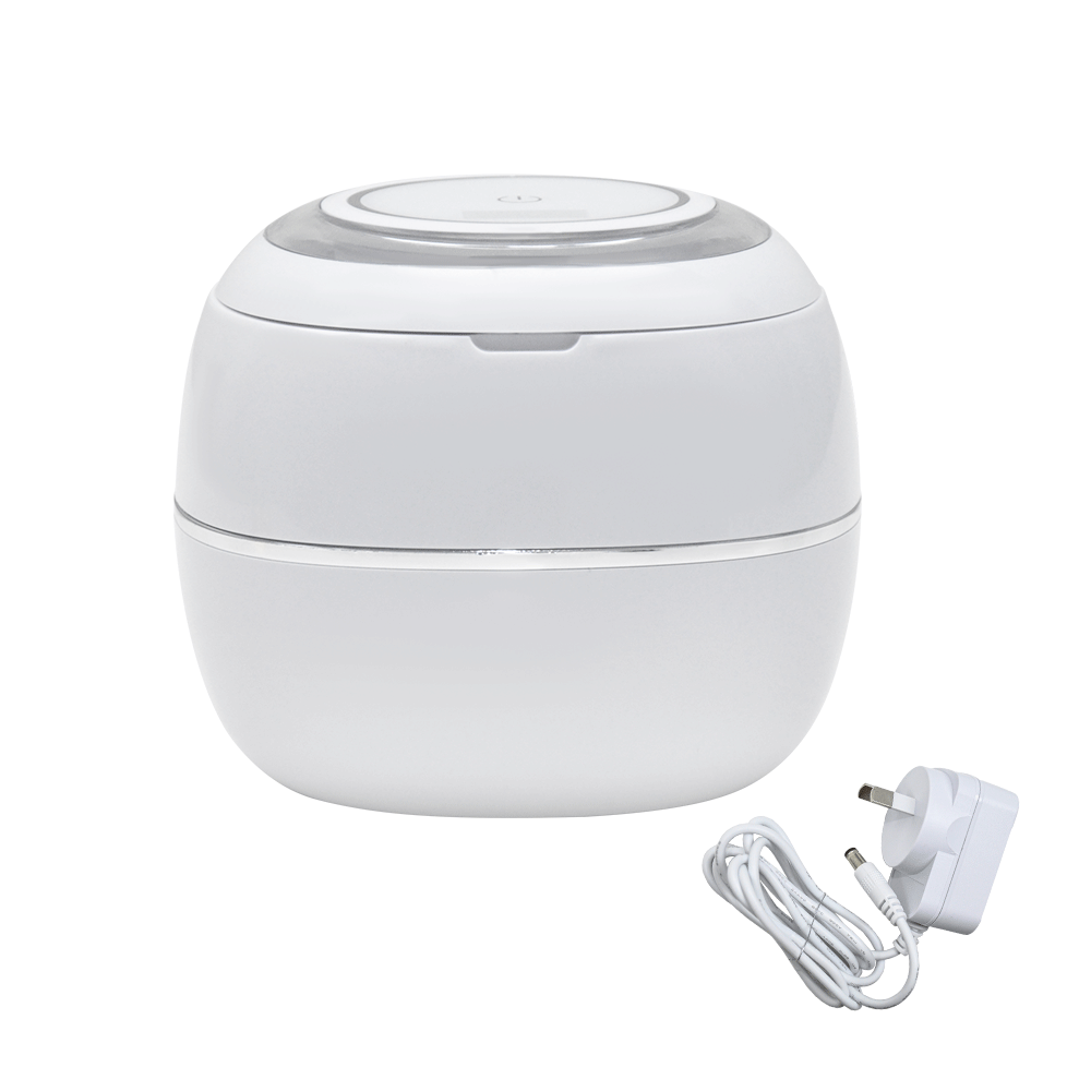 Ultrasonic UV Cleaner Portable 42khz Dual Mode Cleaner 180-220ml with Chamber and Timer