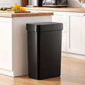 Rubbish Bin 50L Sensor Kitchen Automatic Motion Plastic Touchless Black