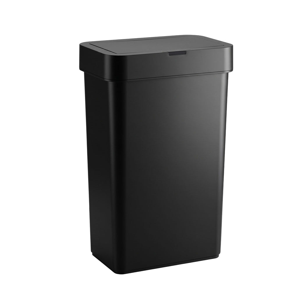 Rubbish Bin 50L Sensor Kitchen Automatic Motion Plastic Touchless Black